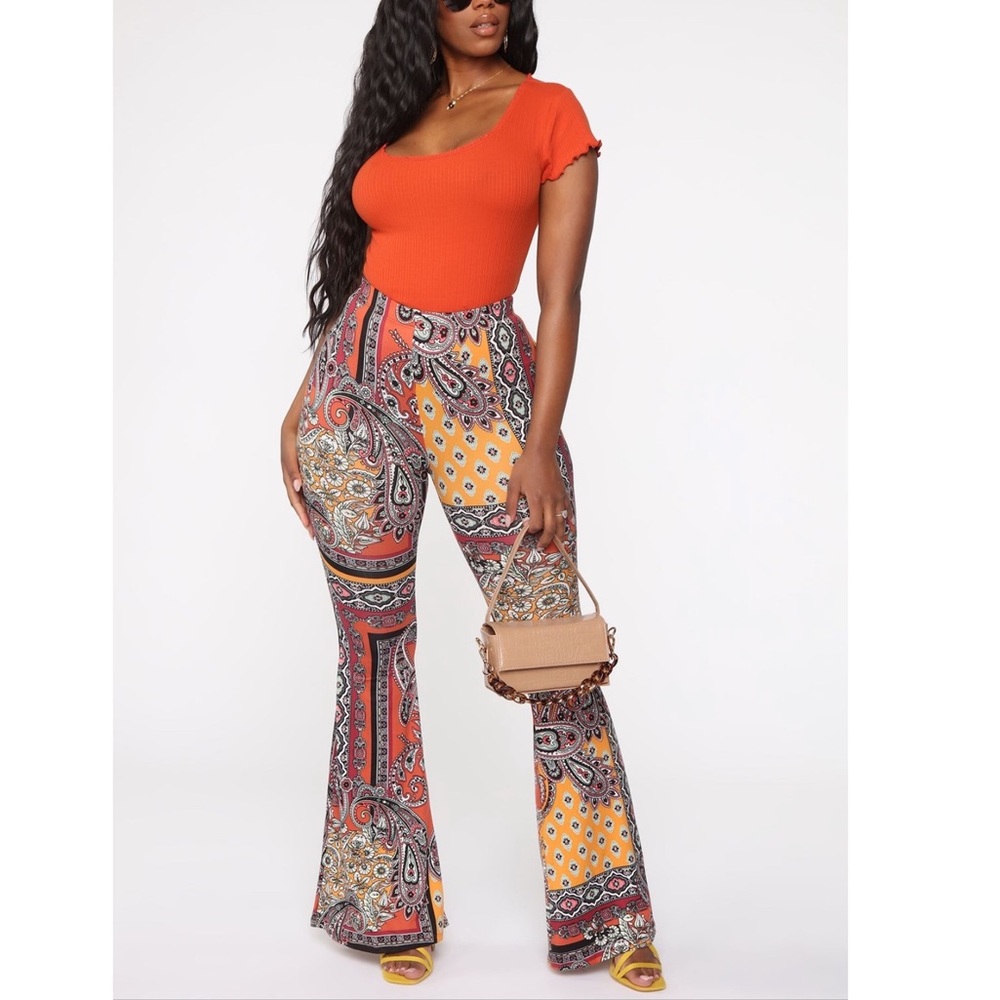 FASHION NOVA MUSEUM DATE FLARE PANT